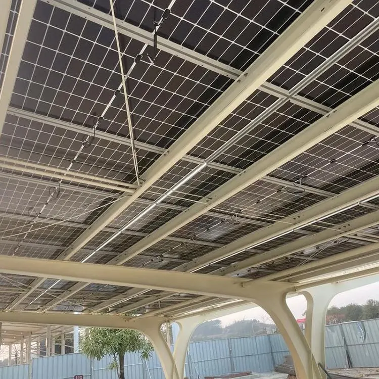 Lapostetős fotovoltaikus autóbeálló